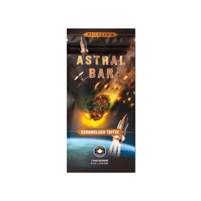 Astral Bars – Caramelized Toffee – Psilocybin Chocolate 5 G- $60 Each!